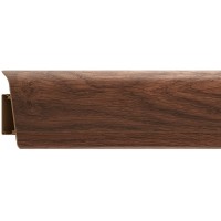 Плинтус ПВХ Royal №225 Орех тасмания (76мм*23мм*2500мм) ХХХ