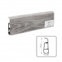 Плинтус ПВХ Qvant Q02 Дуб мирум (76мм*21мм*2200мм)