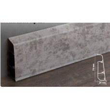 Плинтус ПВХ Qvant Q09 Монолит (76мм*21мм*2200мм)