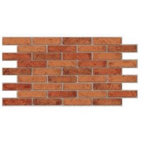 Панель ПВХ 960*480мм Кирпич натуральный с серыми прожилками