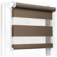 Ролета День-Ночь  80*170 коричневый ХХХ