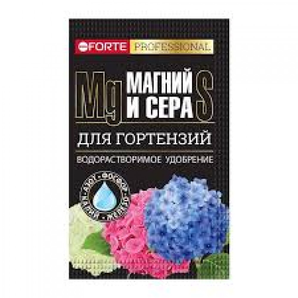 Удобрение водораств. Для гортензий с серой и магнием 100г Bona Forte  