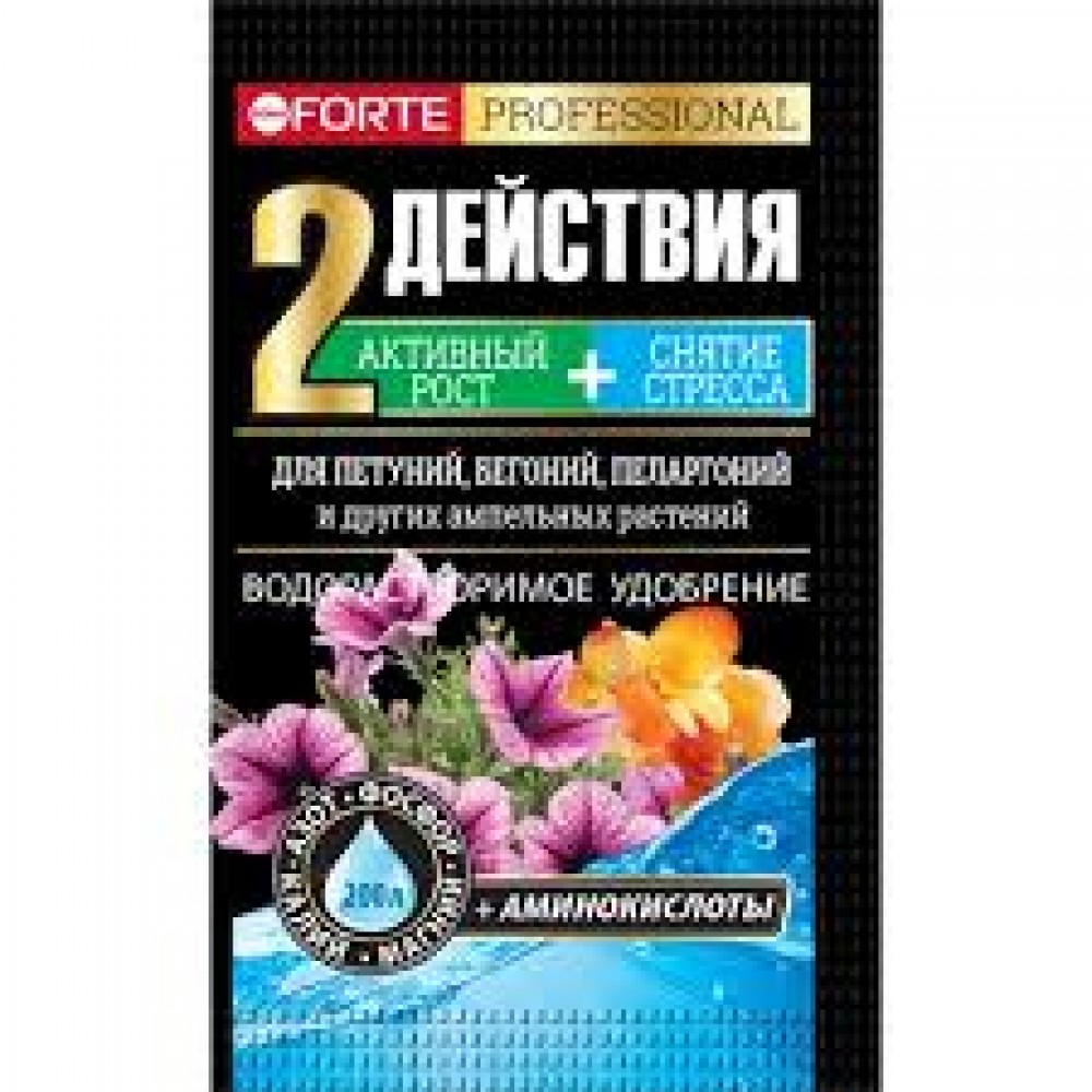 Удобрение водораств. Для петуний с аминокислотами 100г Bona Forte  