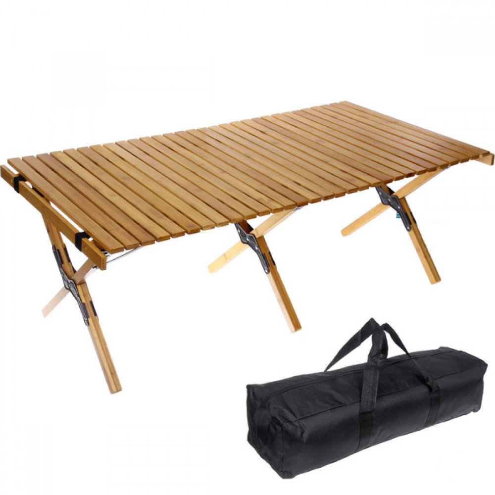 Стол кемпинговый складной TAN LOOK, 120*60*44 см, бамбук 865-657