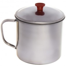 Кружка из металла с крышкой d10*8 см 650 мл 305-079