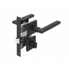 Комплект для двери FZ SET 25L 170 ВК BР ручка+защелка+фиксатор черный 113456 Комплект для двери FZ SET 25L 170 ВК BР ручка+защелка+фиксатор черный 113456