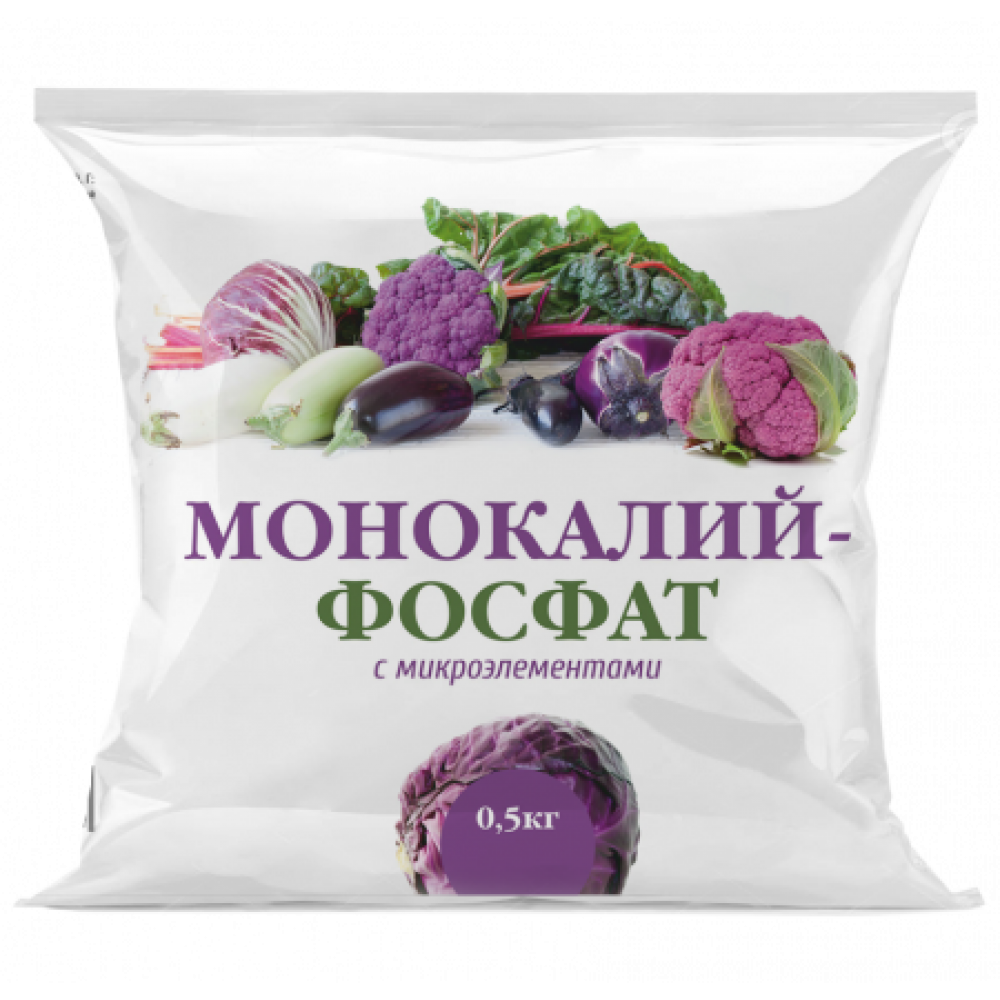 Удобрение минеральное Монокалийфосфат (с микроэлементами) 0.5кг 