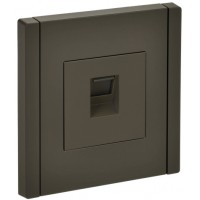 Розетка 1-я RJ45 кат.5E FP332 серый FORTE&PIANO