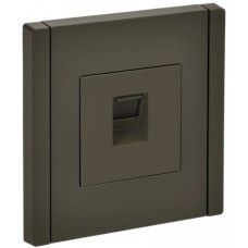 Розетка 1-я RJ45 кат.5E FP332 серый FORTE&PIANO