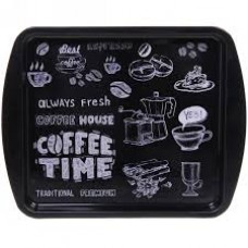 Поднос жестяной Coffee time 38*24см 761-186
