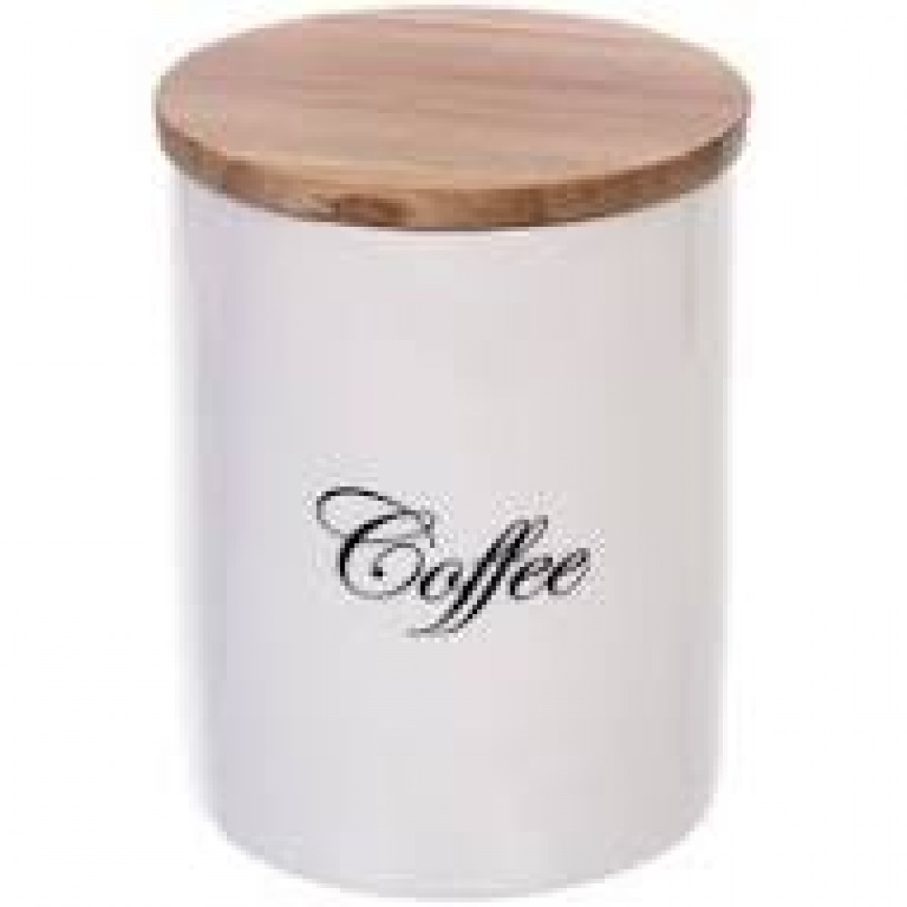 Банка керамика для кофе White magic 500мл стекло 315-0407