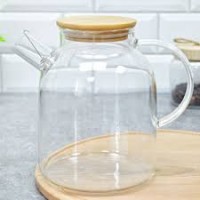 Чайник заварочный 1,5л Хай-тек с бамб. крышкой 359-0227