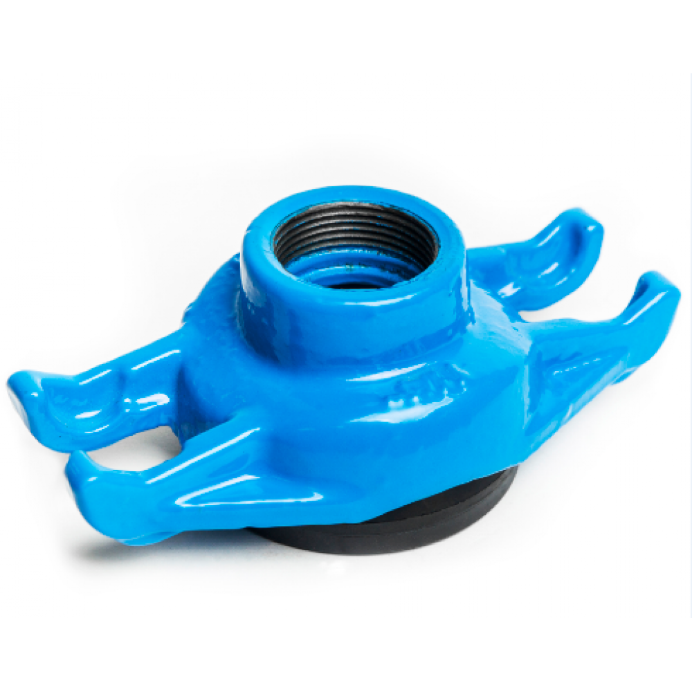 Седло для чугунно-стальной трубы с резьбовым отводом DN 11/4"(100-300)