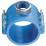Седло для чугунно-стальной трубы с резьбовым отводом DN 11/4"(100-300)