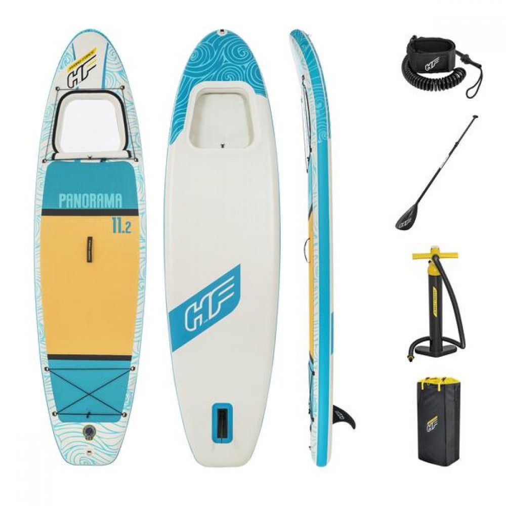 SUP-доска для плавания Panorama, 340*89*15 см + 4 аксессуара, до 150 кг, Bestway 65363 250-045
