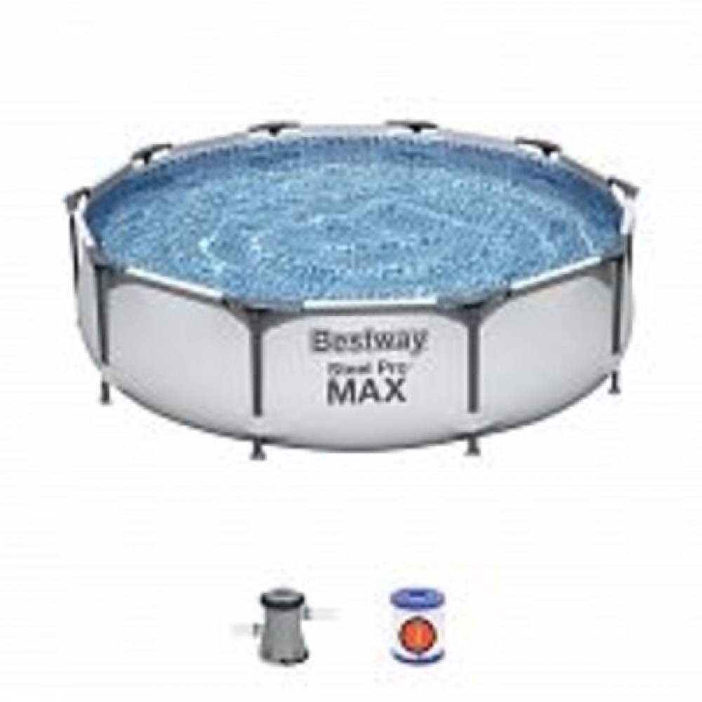 Бассейн каркасный 305*76см + фильтр-насос 1249л/ч Bestway 56408 810-255