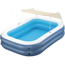 Бассейн надувной прямоугольный 254*178*140 см Summer Bliss Shaded Bestway 54449 813-138