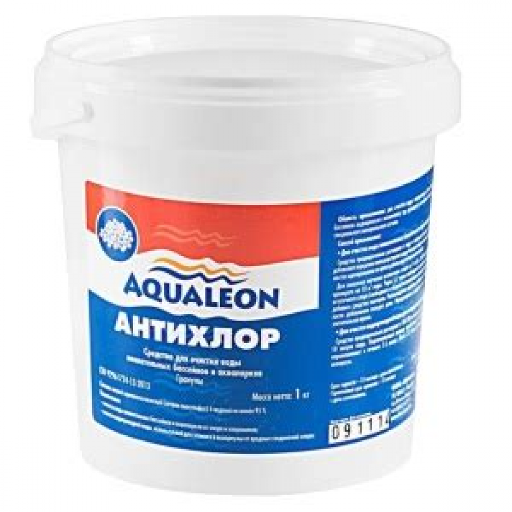Средство для дехлорирования воды Aqualeon Антихлор 1 кг 801-017 