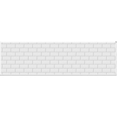 Панель интерьерная (фартук) 3000х600мм Бельканто,Белая плитка №373