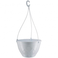 Кашпо Лилия Подвесная 2,5л белый