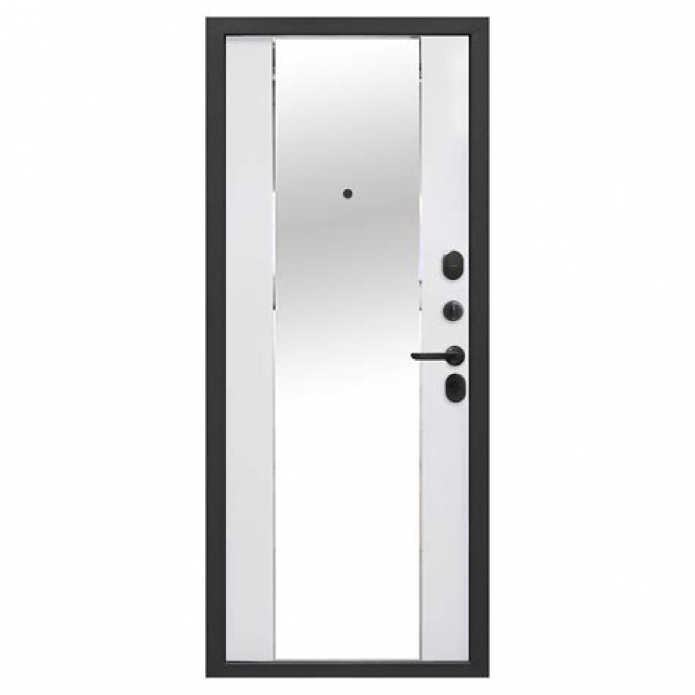 Дверь метал. ФОРТЕ МП антик серебро 2050*960 левая  