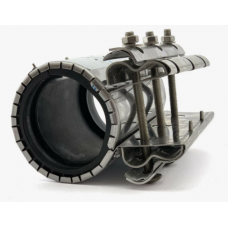 Хомут гидравлический нержавеющий Ду100 Дн108-118 ширина 250мм