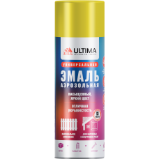 Краска Спрей Желтый Ultima 520 мл.
