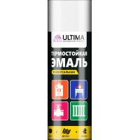 Краска Спрей термостойкая Красная Ultima 520 мл