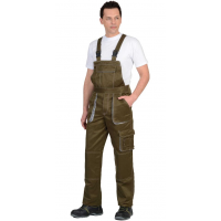 Полукомбинезон Сириус-CROWN хаки со св.серым р.52-54 170-176