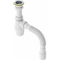 Сифон для мойки бутылочный 1 1/2 х 40 х 40/50 Сандесант B0115-АК