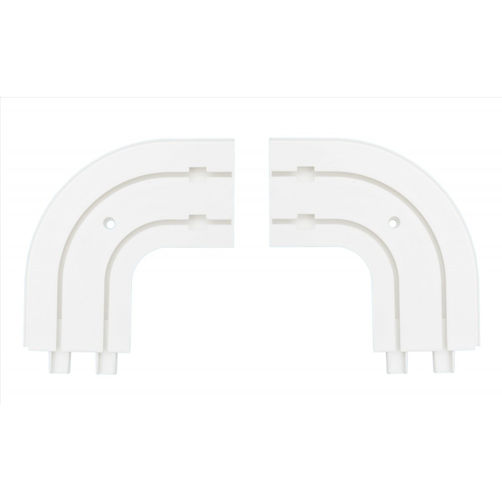 Поворот финальный 3-рядного карниза (шины) левый+правый