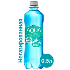 Вода АКВА Минер Плюс негазированная ПЭТ 0,5л