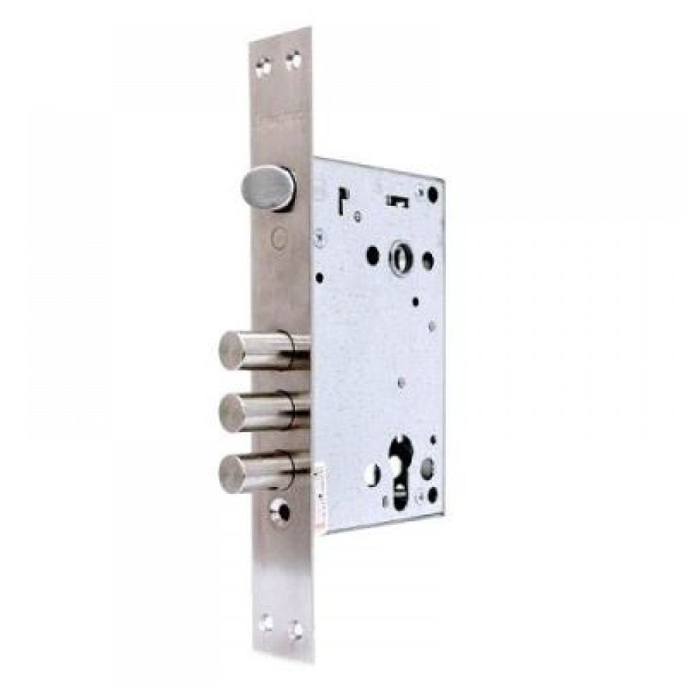 Замок врезной Бульдорс б/о без ЦМ,м/о 85мм 11334 Замок врезной Бульдорс б/о без ЦМ,м/о 85мм 11334