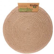 Салфетка на стол Nature 38см косичка 904-0453