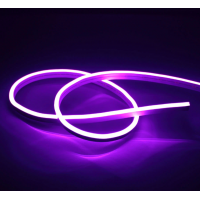 Гибкий неон 12В 9,6Вт/м IP67 фиолетовый 512910