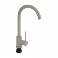 Смеситель для кухни BRIMIX шаровый сталь марки304 темно-бежевый камень 9307