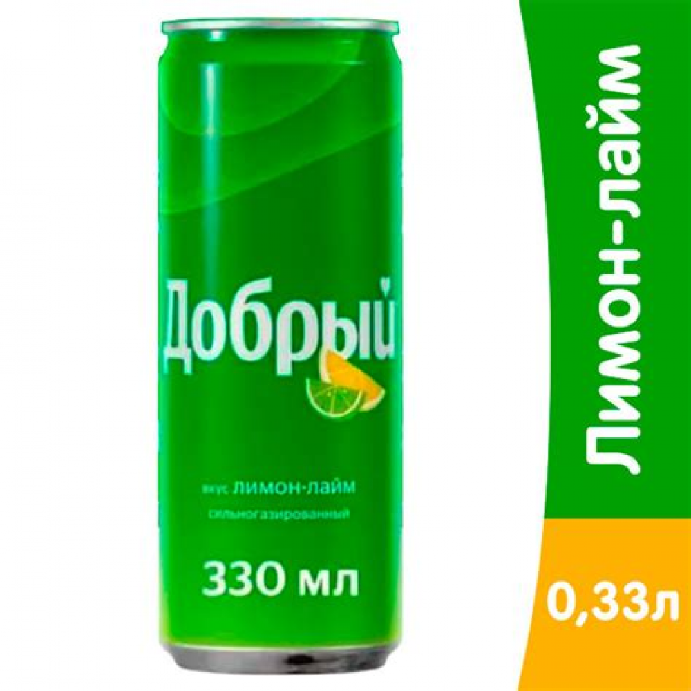 Напиток ДОБРЫЙ киви-виноград ЖБ 0,33л