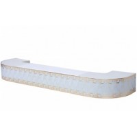 Карниз потолочный 2-рядный Прованс золото белый 320см 7см