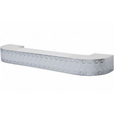 Карниз потолочный 2-рядный Прованс серебро белый 300см 7см