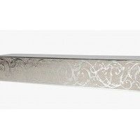 Бленда 7см Вензель серебро-слоновая кость (мин.рез 0,5м)