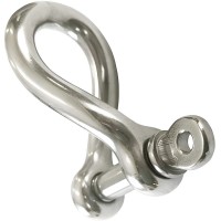 Скоба изогнутая из нержавеющей стали А4 М10