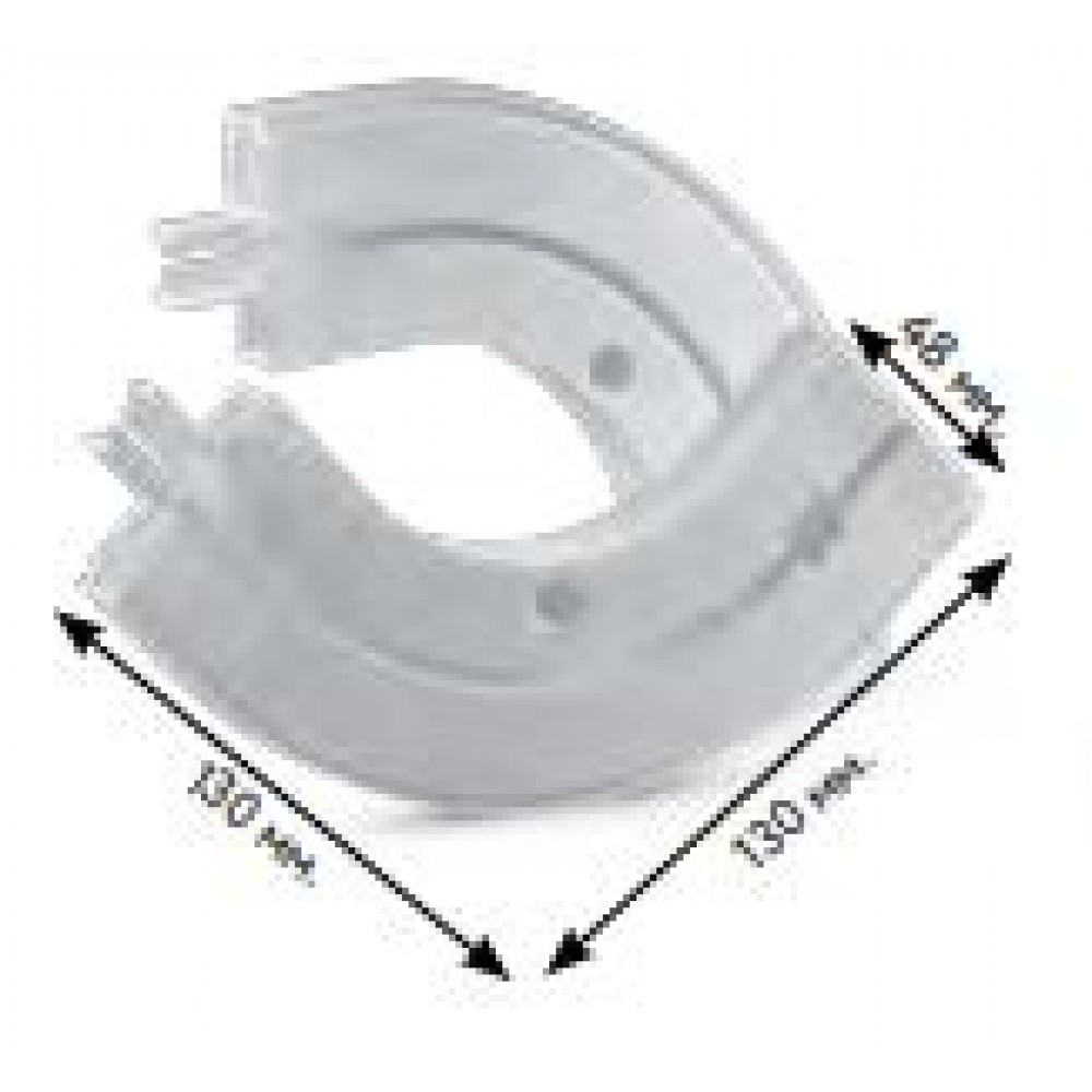 Поворот финальный 1-рядного карниза (шины) левый+правый