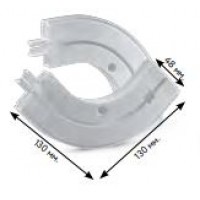 Поворот финальный 1-рядного карниза (шины) левый+правый