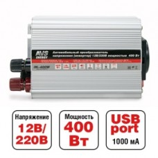 Инвертор автомобильный 12/220 AVS IN-400W Инвертор автомобильный 12/220 AVS IN-400W