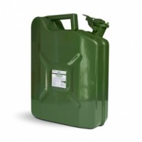 Канистра металл вертикальная для ГСМ 10л(зеленая) VJM-10 