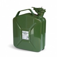 Канистра металл вертикальная для ГСМ 5л(зеленая) VJM-05 