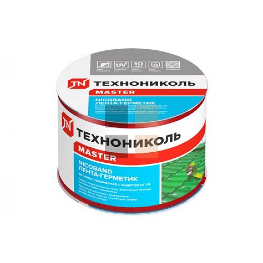 Лента  3м*7,5см красная НИКОБАНД