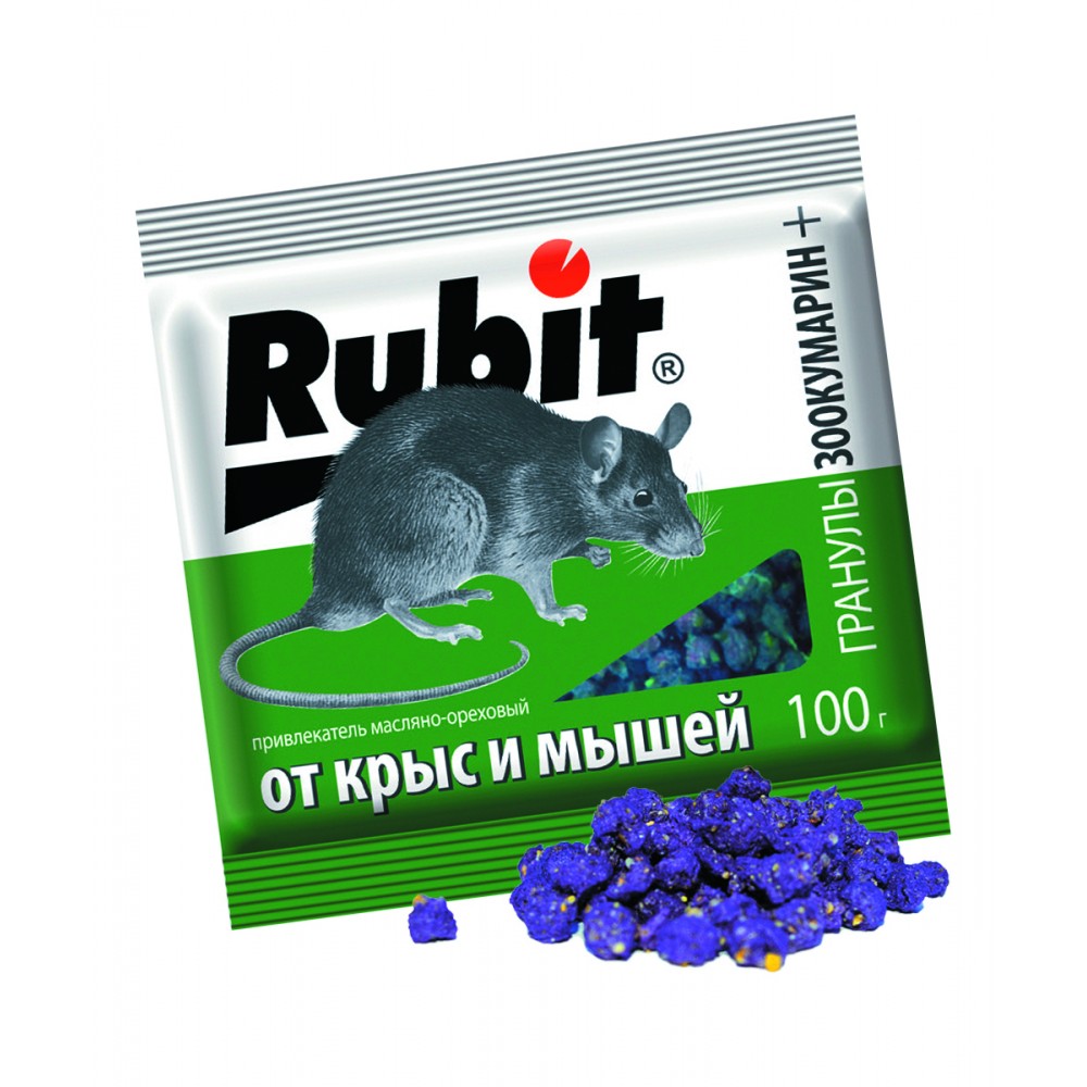 Средство Зоокумарин Рубит(ореховый) гранулы 100гр А-5029,22579