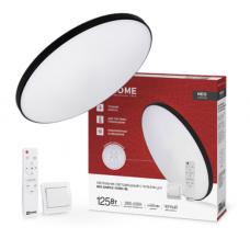 Светильник светодиодный NEO SIMPLE-125RC-BL 125Вт 230В 3000-6500K 10000Лм 460x67мм с пультом ДУ