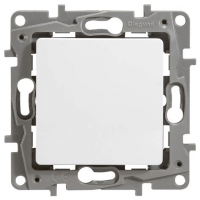 Выключатель 1кл. промежуточный скрытой установки без рамки белый Legrand 67249